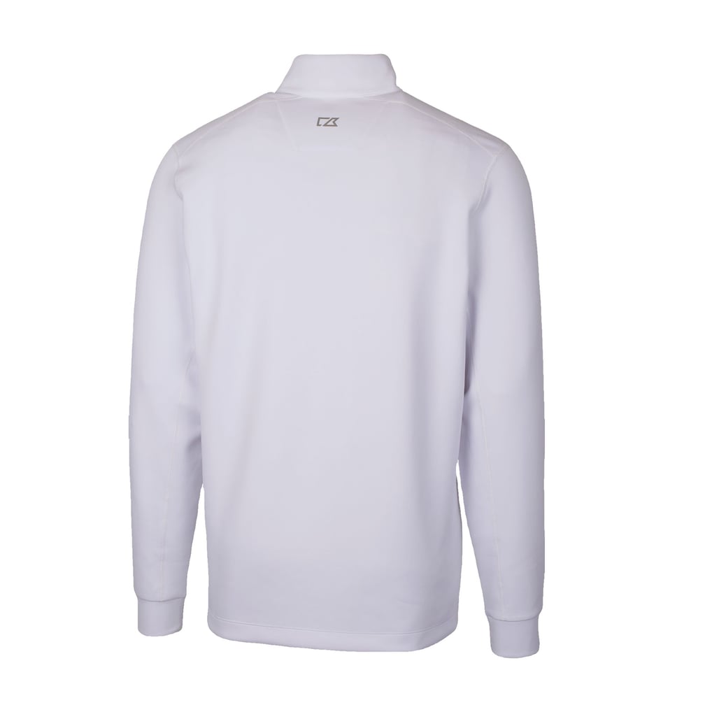  FC Cincinnati Cutter & Buck Traverse Stretch Eco Quarter-Zip Pullover Top - White